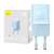 Baseus GaN5 20W Mini-Wandladegerät, blau