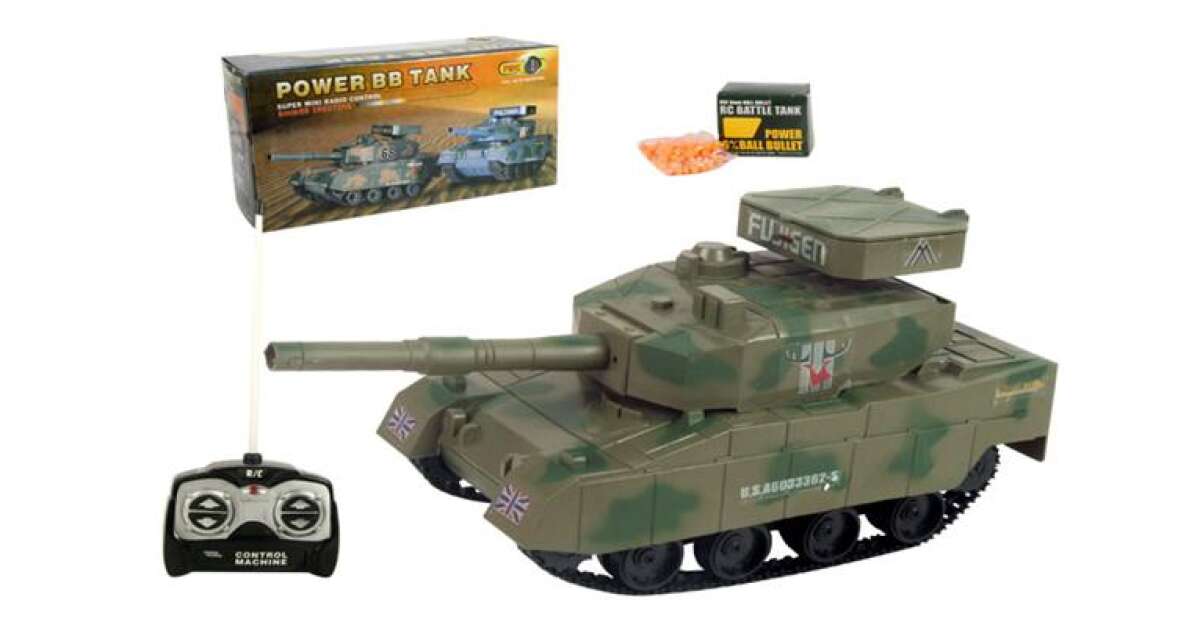 Power BB Tank - tvirnyts tank, 25 x 10 x 12cm, Zld | Pepita.hu