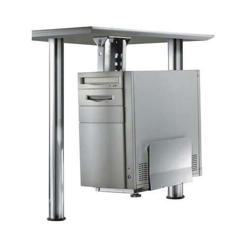 NowStar CPU D200BLACK uchwyt do komputera pod biurko, czarny, udźwig 30 kg