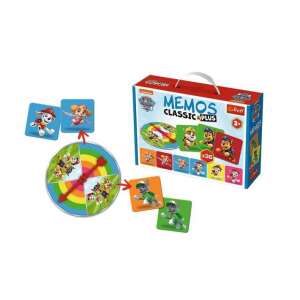 Trefl Paw Patrol Memos Classic & Plus Memory Game with Spinner and Cards - Memory Game