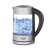 Adler AD 1247 glass electric kettle with temperature control, silver