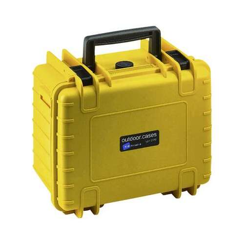 B & W Outdoor Cases Typ 2000 6.6 l sárga vízálló tok