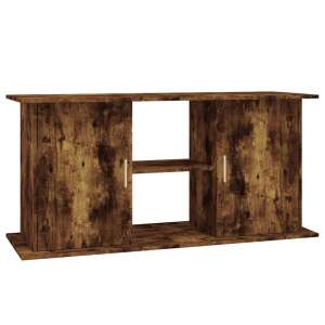 Sonoma oak assembled wooden aquarium stand with two doors and shelves, 121x41x58 cm - Fish & Reptile Care