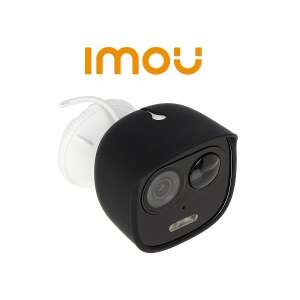 IMOU fekete szilikon védőtok LOOC kamerához, a tok a kamerán - Webkamera kiegészítő