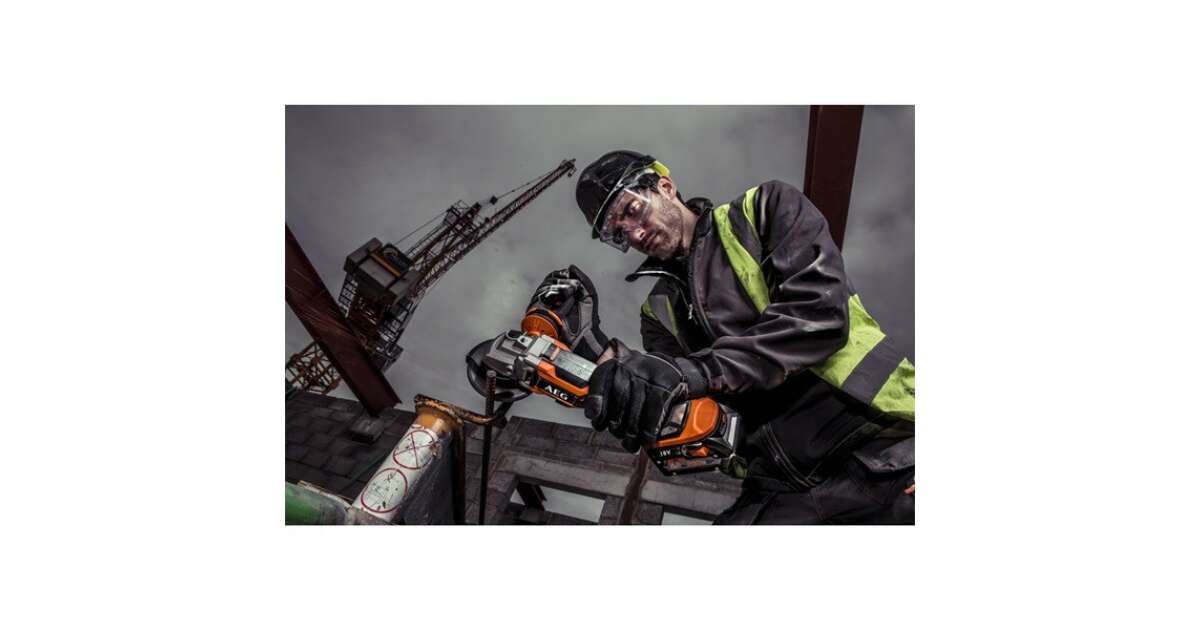 AEG BEWS 18-125BL-502C cordless angle grinder