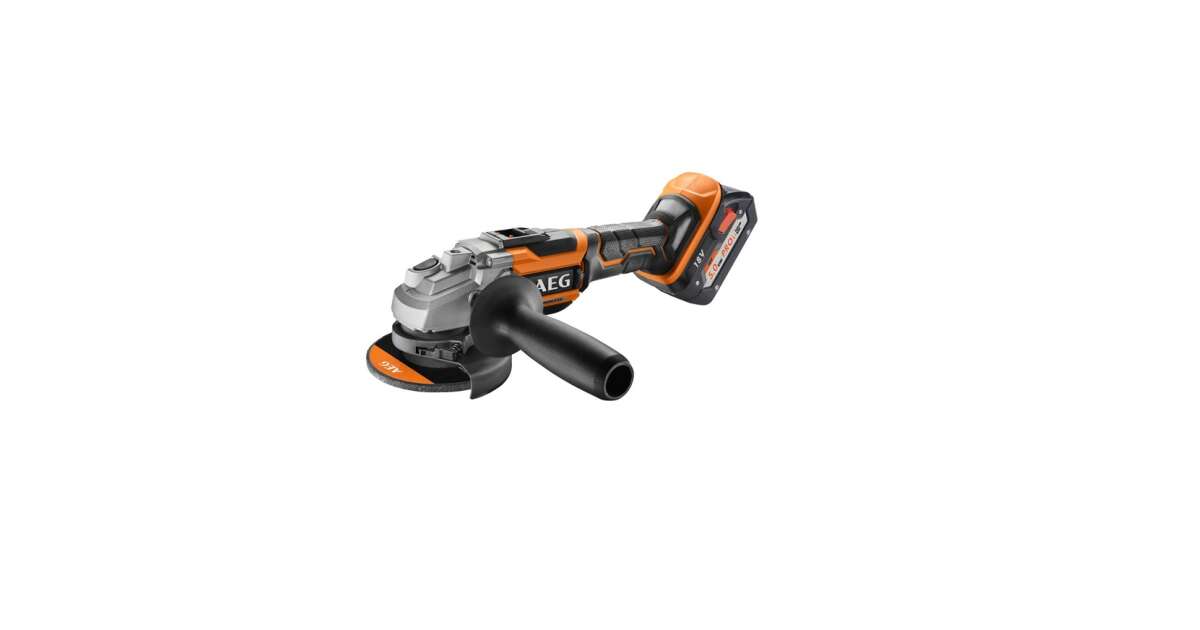 AEG BEWS 18-125BL-502C cordless angle grinder