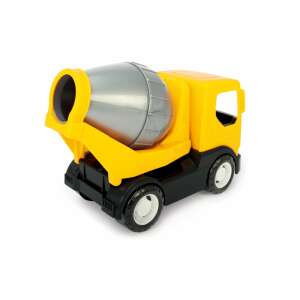 Wader Tech Truck Concrete Mixer, yellow toy truck for kids - Work machine for children