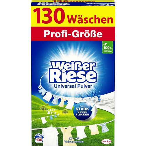 Weisser Riese UNIVERSAL mosópor 130 mosás | 6.5 kg DE