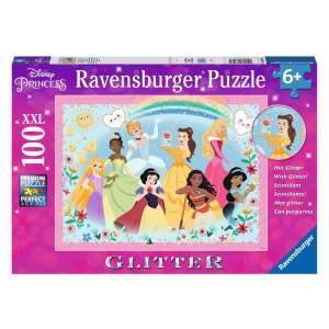 Ravensburger Puzzle 100 db - Disney Hercegnők-csillámos puzzle 93296559 Puzzle - 6 - 10 éves korig