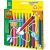 SES Triangular Grip Felt Tip Markers, 12 Colors, Packaging