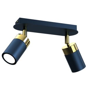Lampa sufitowa JOKER NAVY BLUE/GOLD 2xGU10 133852552 - Lampa sufitowa