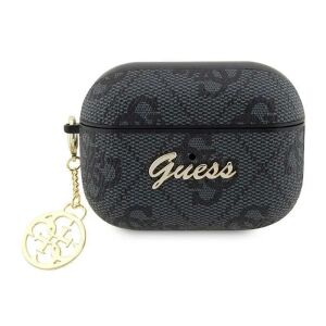 Etui Guess GUAP2G4GSMK do AirPods Pro 2, czarne, czarne, kolekcja zawieszek 4G 133520503 - Guess