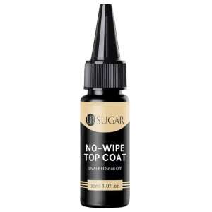 UR Sugar No-Wipe Top Coat, UV & LED Soak Off, 30ml - Műköröm alapozó & fedő zselé