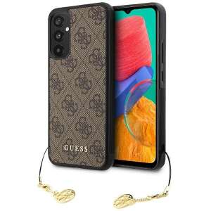 Guess 4G Charms Колекция кафяв твърд калъф за Samsung Galaxy A34 5G - Guess