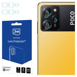 3mk Poco X5 Pro 5G camera lens protector, lens protection film, 4 pack - 3MK Screen Protector