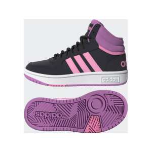 Hoops Mid 3.0 K Adidas gyerek utcai cipő fekete/lila 5-ös méretű (EU 38) 80535385 Adidas Utcai - sport gyerekcipők