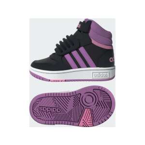 Hoops Mid 3.0 Ac I Adidas gyerek utcai cipő fekete/lila 23-as méretű 73421522 Adidas Utcai - sport gyerekcipők