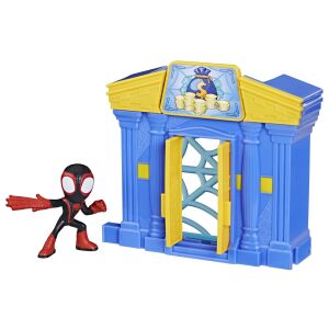 Zabawka Marvel Spidey i Super-kumple Bank Miejski z figurką Milesa Moralesa - Hasbro