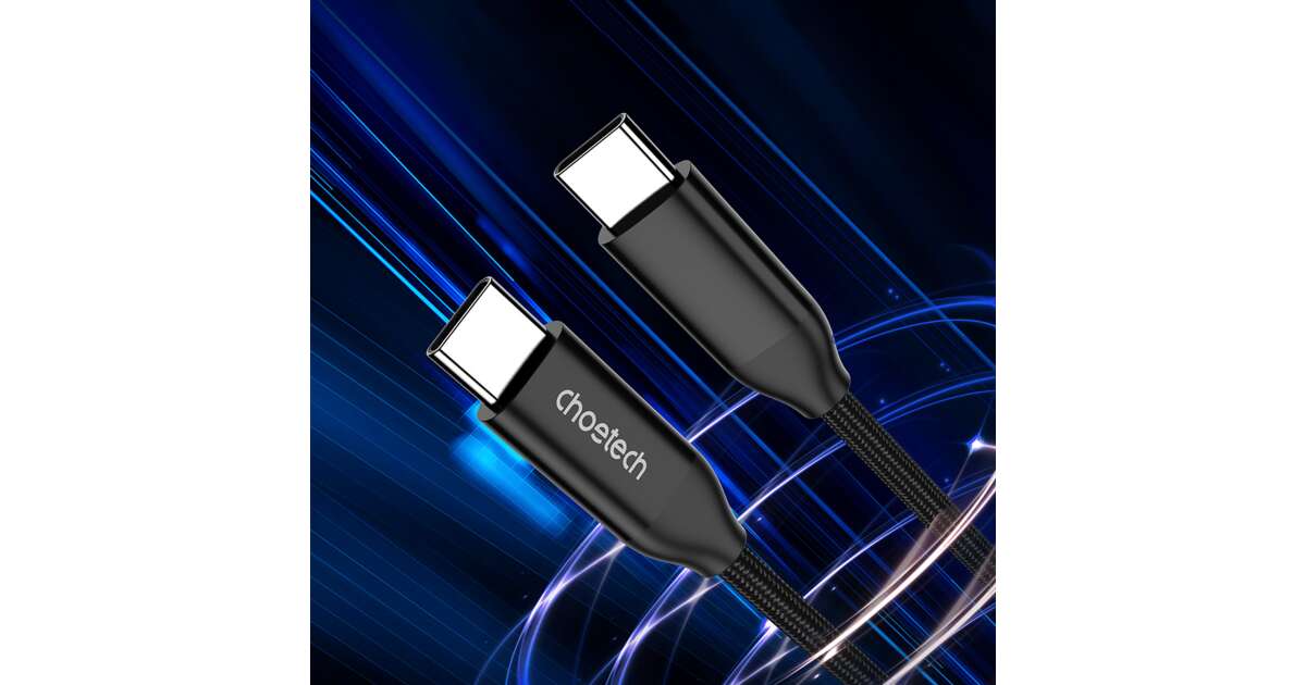 Choetech Charging and Data Cable USB-C to USB-C PD3.1 240W 480 Mbps 2m black (XCC-1036) 73430202