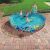 Kids enjoying Bestway 244cm Fast Set Pool in garden