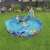 Bestway 244cm inflatable kids pool with dolphin and fish design in use