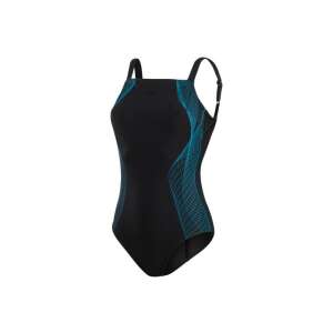 Crystallux Printed Speedo női úszódressz fekete/kék 34-es méretű 85668372 Női fürdőruhák