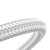 Joyroom USB to micro USB cable, white, 2m long, fast charging, data transfer, nylon braided cable detail