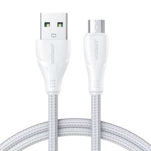 Kabel Joyroom USB do micro USB, białe, 2 m długości, szybkie ładowanie, transfer danych - Joyroom Kabel USB