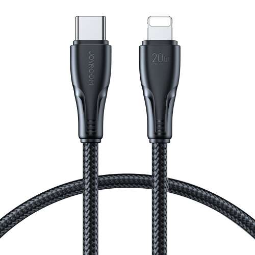 Kabel Joyroom USB-C do Lightning, szybkie ładowanie 20W, 0,25m, czarny
