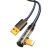 Joyroom gewinkeltes Lightning-auf-USB-Kabel zum Aufladen und für Datenübertragung von iPhones