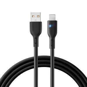 Joyroom S-UL012A13 USB-A to Lightning cable, 2.4A fast charging, 2m black - Data Cable
