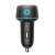Joyroom JR-CCN01 60W car charger with USB-C and USB-A ports, black, front view