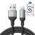 Joyroom USB-A to Lightning cable, black, 3 meter, 2.4A fast charging, with packaging