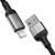 Joyroom USB-A to Lightning cable, black, 3 meter, 2.4A fast charging
