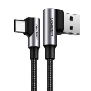 Cablu de încărcare Ugreen USB-A la USB-C cu unghi drept - Ugreen