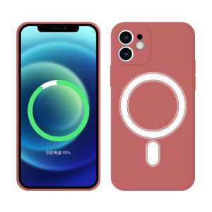 iPhone 13 silicone case with magnetic ring, red - Apple Phone Case