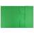 Leitz Recycle A4 zöld 3-pólyás mappa, nyitva, belső zsebekkel