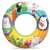 Bestway penguin inflatable ring for kids, 51 cm diameter, colorful design with penguins and tropical motifs