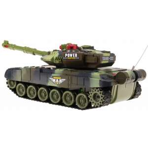 Távirányítós War Tank, zöld terepmintás 34 x 11 x 12 cm 73441863 Távirányítós járművek