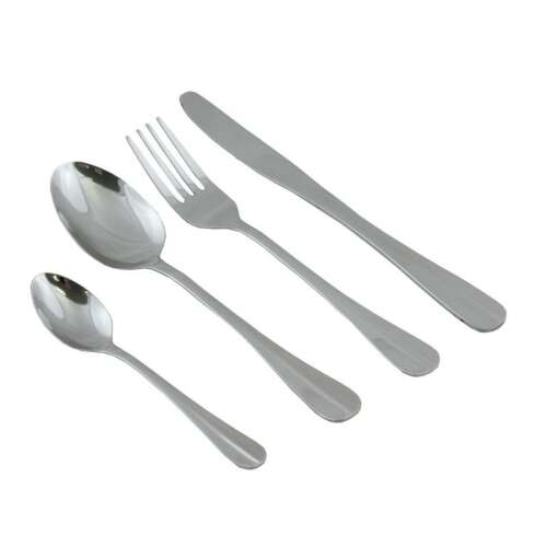 24-dielna súprava príborov, Chomik, nehrdzavejúca oceľ, 6 lyžíc, 6 vidličiek, 6 čajových lyžičiek, 6 nožov