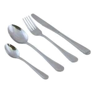 Ontario classic 24 piece cutlery set, stainless steel, includes knife, fork, tablespoon, teaspoon - Cutlery