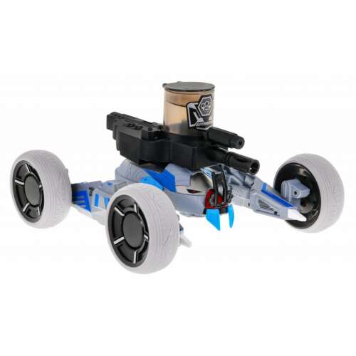 Universe Chariot remote control car with shooting function, grey and blue, front view