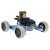 Universe Chariot remote control car with shooting function, grey and blue, front view