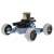 Universe Chariot remote control car with shooting function, grey and blue, front view