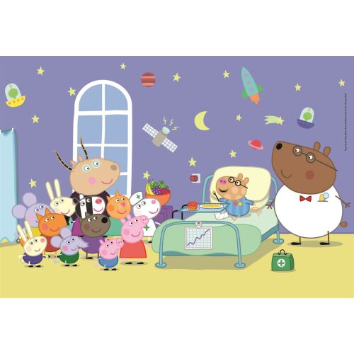 Completed Clementoni Peppa Pig 104-piece Maxi Puzzle