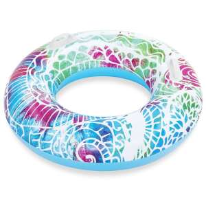 Bestway Summer Swirl Koło do pływania, dmuchana opona z kolorowym wzorem, 91 cm - Bestway Guma do pływania dla dzieci