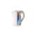SUNNY C230 Cordless Kettle, white with gold trim, featuring a blue LED light indicator