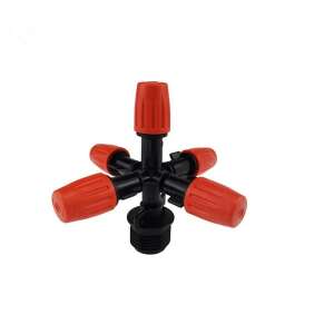 5-arm sprinkler head, 5-way sprinkler head, garden sprinkler head, lawn sprinkler head, sprinkler head for plants, sprinkler head for flowers, sprinkler head for vegetables - Irrigation