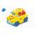 Apollo Hola Gyümölcsös Formarendező Játékautó, sárga játékautó gyümölcsös formájú blokkokkal, formarendező játék babáknak