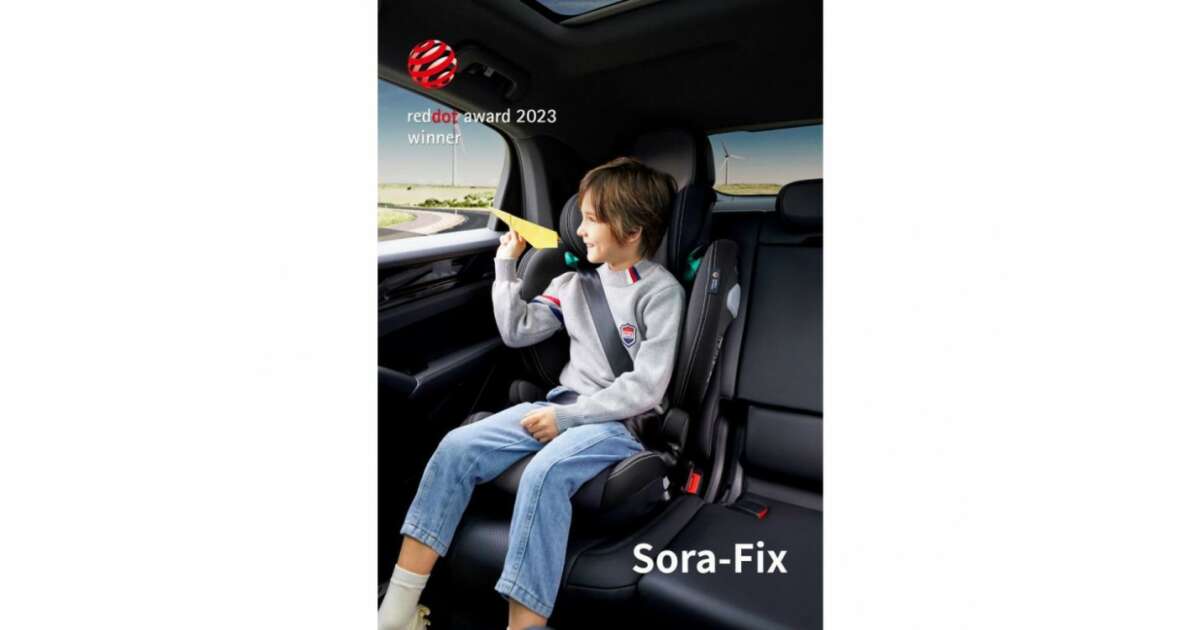 Avova SORA-FIX autóülés 100-150 cm - Grey Black 73446510